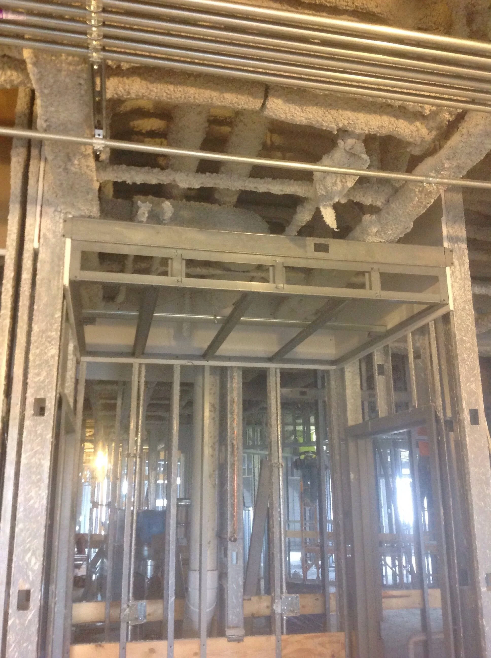 Interior framing progress — Aspired Living