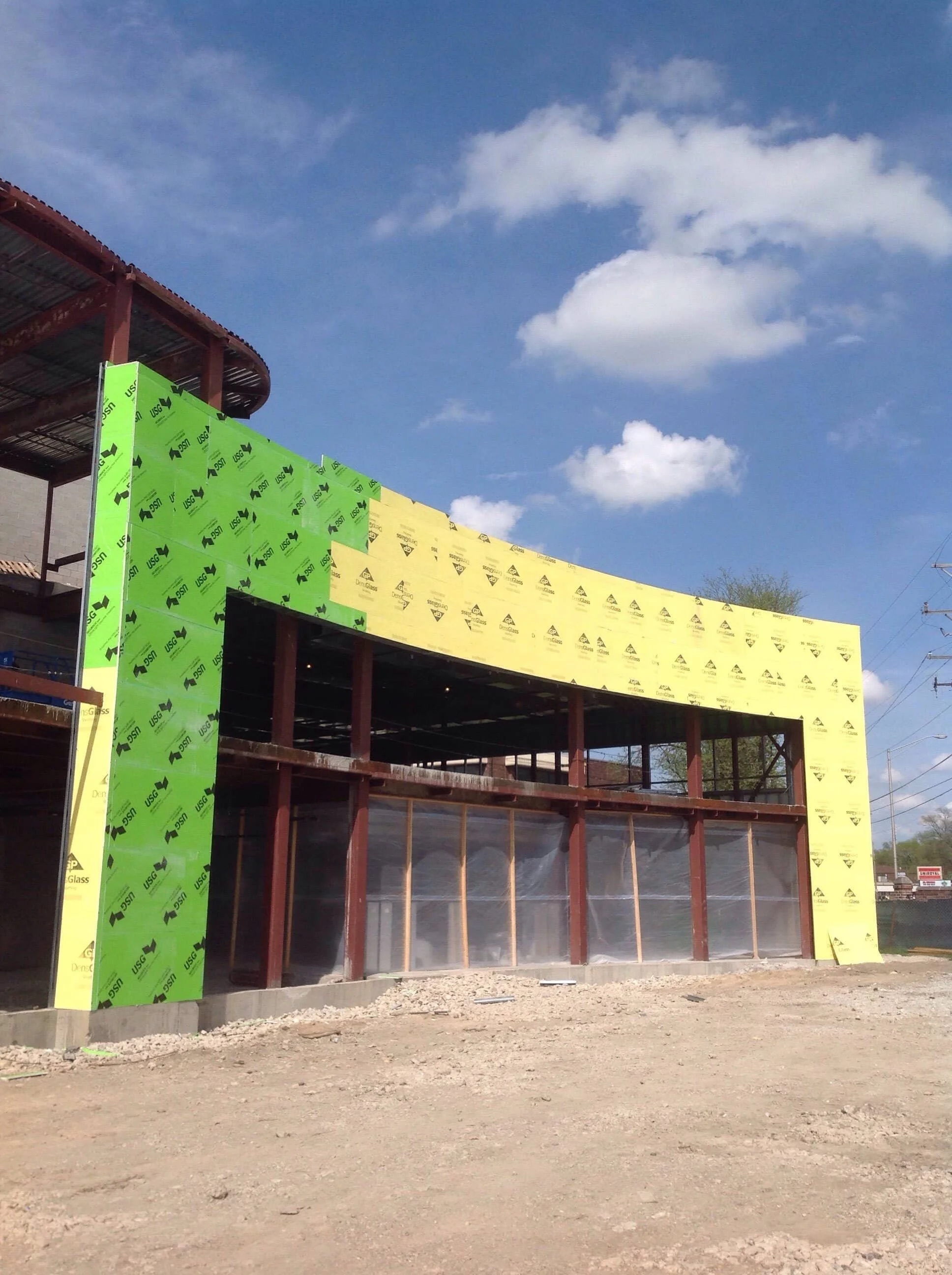 Commercial construction framing — Medical Oncology facility